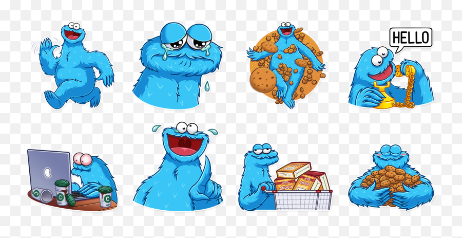 Cookie Monster - Telegram Cookie Monster Png,Cookie Monster Icon