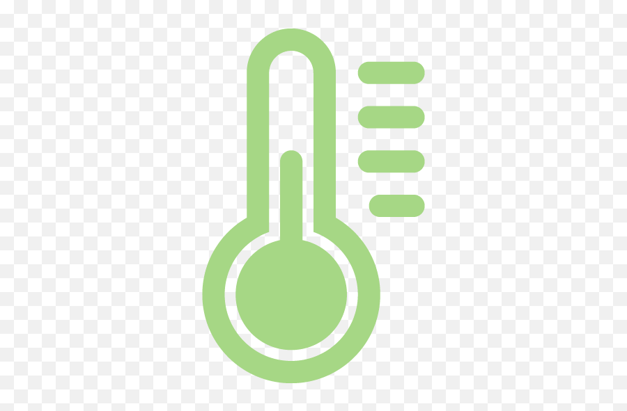 Guacamole Green Temperature 2 Icon - Temperature Icon Png Free,Green Thermometer Icon