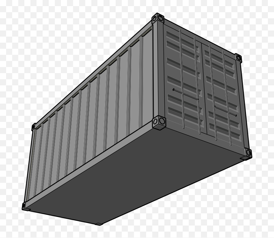 Shipping Container Clipart - Shipping Container Clip Art Png,Container Png