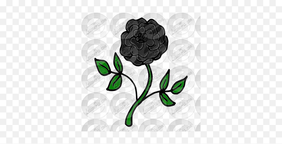 Lessonpix Mobile - Clip Art Png,Black Rose Png