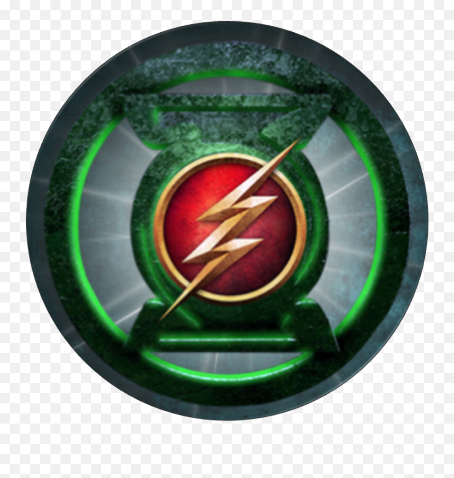 Flash Logo Green Lantern Symbol Inside Pulse - Green Lantern Flash Symbol Png,Lantern Icon