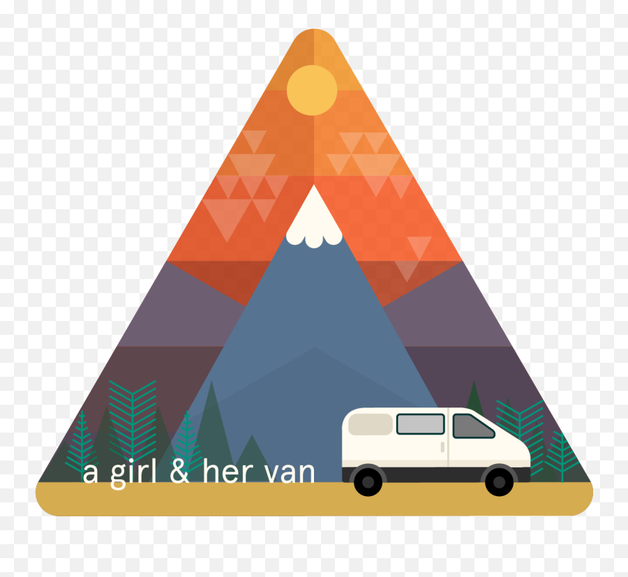 A Girl U0026 Her Van Sticker U2014 And Png Mountain Car Icon
