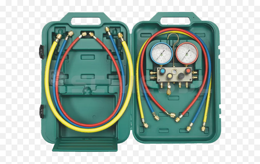 Refco 4 - Way Electronic Manifold In Case M43deluxemr407c Manifold Refrigerante R290 600a Png,M4 Icon