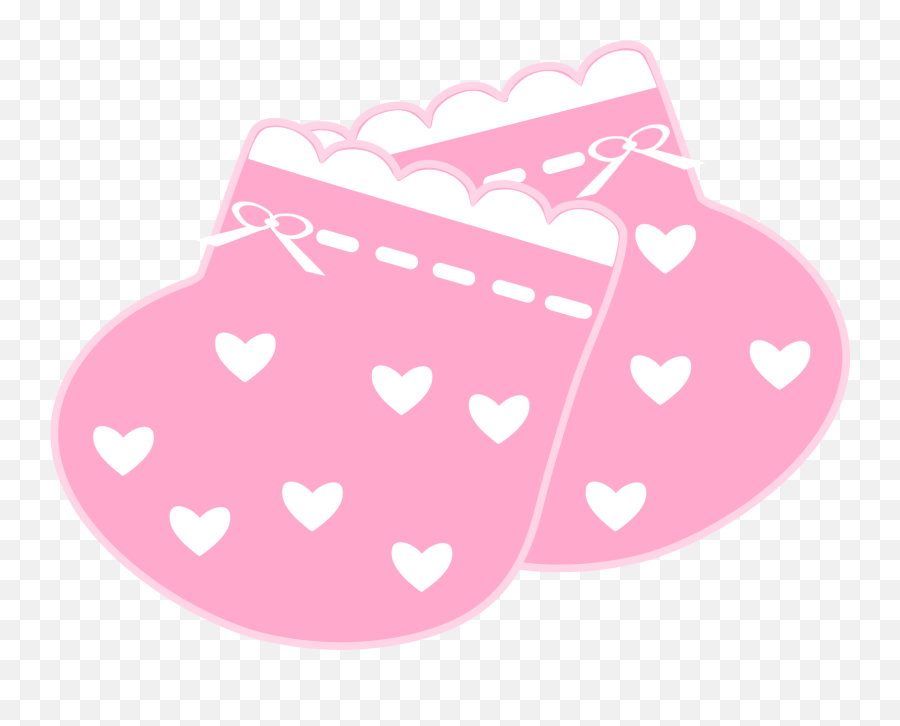 Library Of Clip Art Stock Baby Girl Free Png Files - Baby Girl Booties Clipart,Baby Girl Png