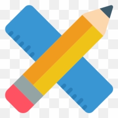 Pencil And Ruler - Free art design icons Icono Lapiz Y Regla Png
