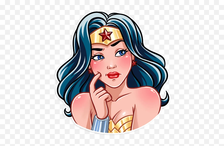 Wonder Woman Stickers - Live Wa Stickers Sticker Para Telegram Wonder Woman Png,Wonder Woman Amazon Hero Icon