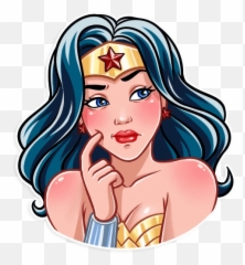 Wonder Woman Stickers - Live WA Para Telegram png