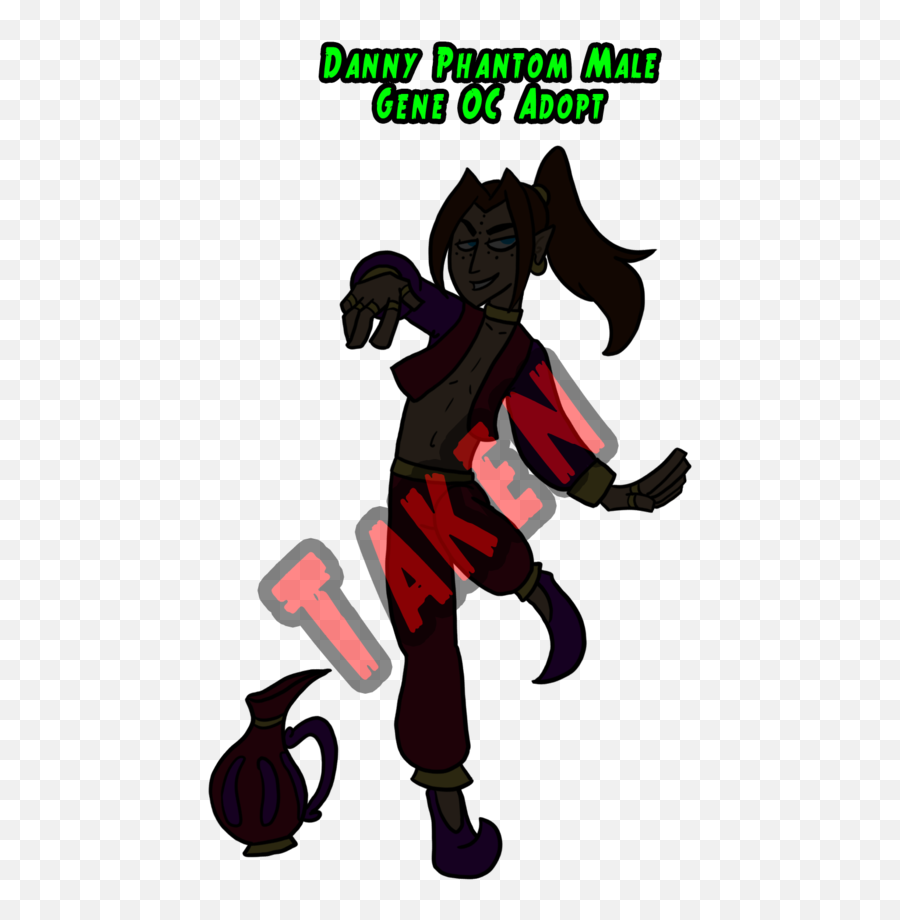 Download Danny Phantom Male Genie Oc Adopt Taken By The - Cartoon Png,Danny Phantom Png