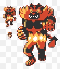 Gameboy Drawing Painting Transparent - Incineroar Gen 1 Sprite Png,Incineroar Png