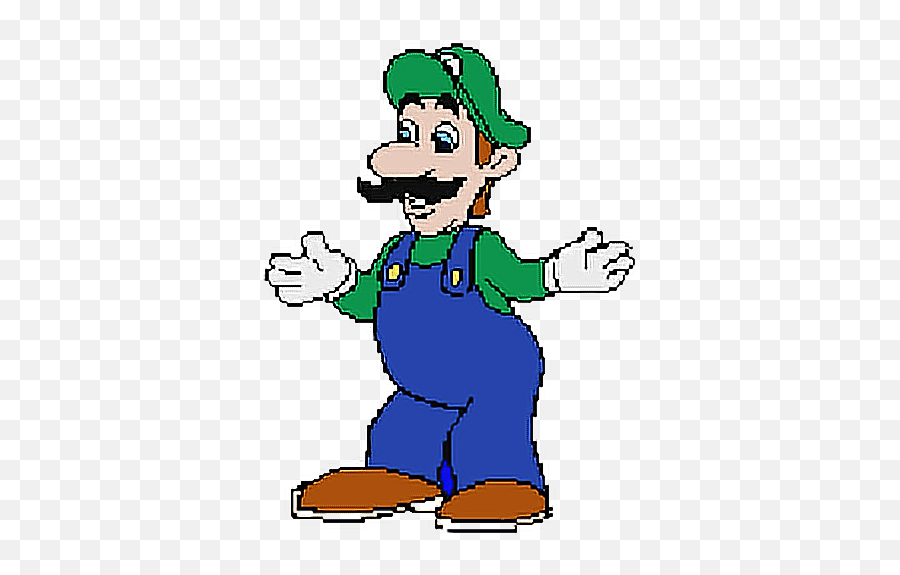 Spaghetti Luigi Freetoedit - Luigi From Hotel Mario Png,Luigi Head Png