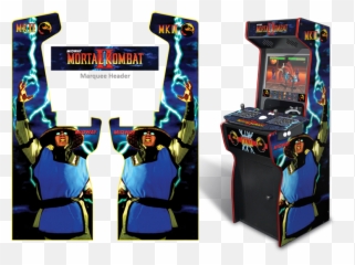 Fighting Game Inspired Arcade Graphics - Mortal Kombat 2 Cabinet Png,Arcade Cabinet Png