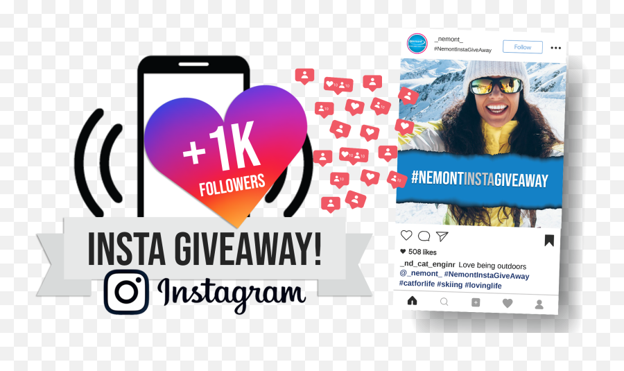 Instagram 1k Followers Giveaway Png