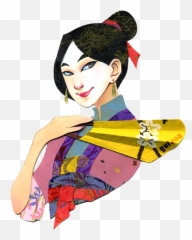 Download Hd Papercraft Mulan To Go With Jasmine And Ariel - Fa Mulan Png,Mulan Png