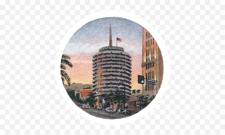 Building Transparent Png Image - Hollywood Walk Of Fame,Capitol Building Png