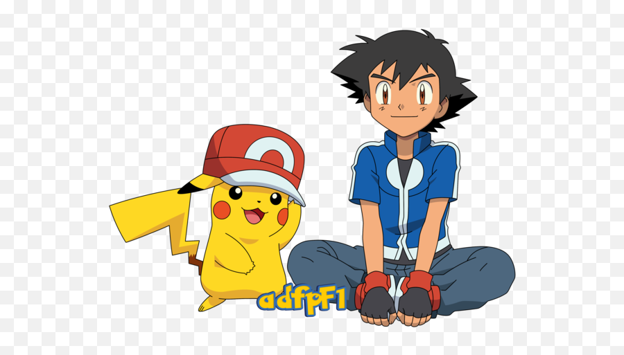 Random Anime Things - Ash Ketchum And Pikachu Xy Png,Anime Sparkle Png