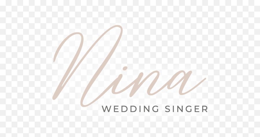 Nina Wedding Singer Performs - Calligraphy Png,Singer Logo