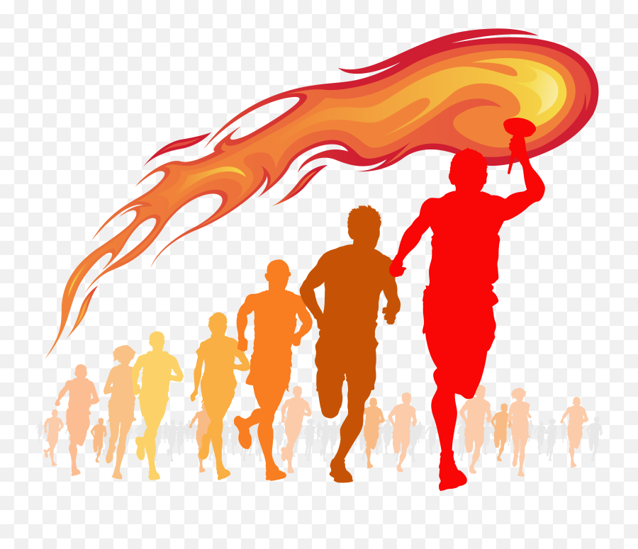 Transparent Clipart Olympic Torch - Torch Clip Art Olympic Png,Torch Transparent Background