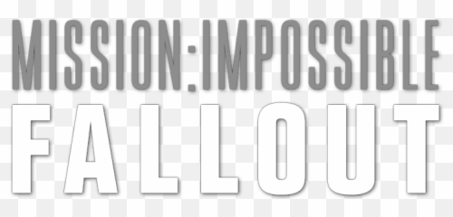 Mission Impossible Fallout Logo - Png