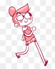 Cartoon Walking Girl Picture Png - Cartoon Animation Girl Walking,Girl Walking Png