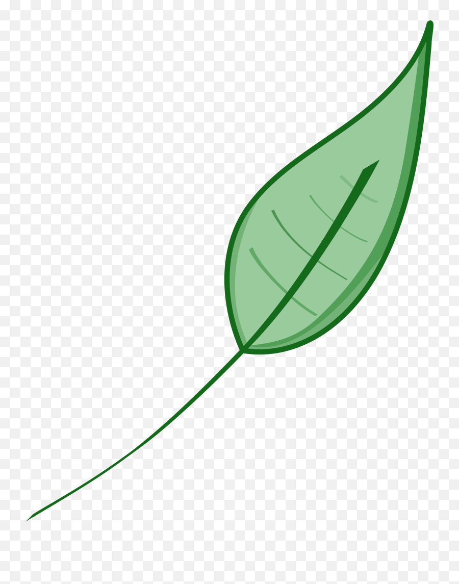 Free Green Leaf Png Download Clip Art - Green Leaf Clip Art,Leaves Clipart Png