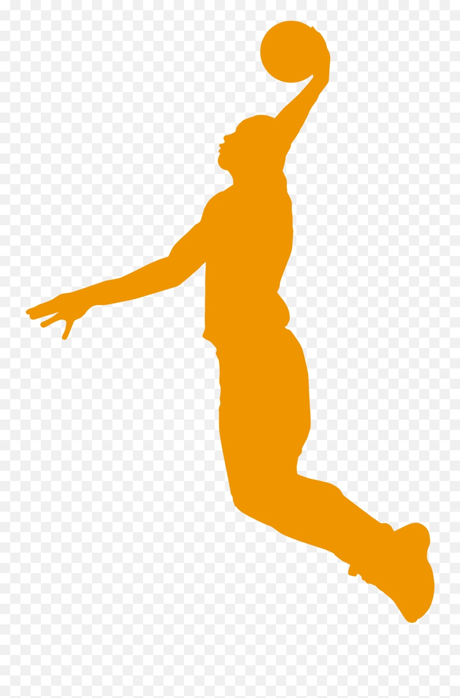 Slam Dunk Png Transparent - Basketball Dunking Silhouette Clipart,Dunk Png
