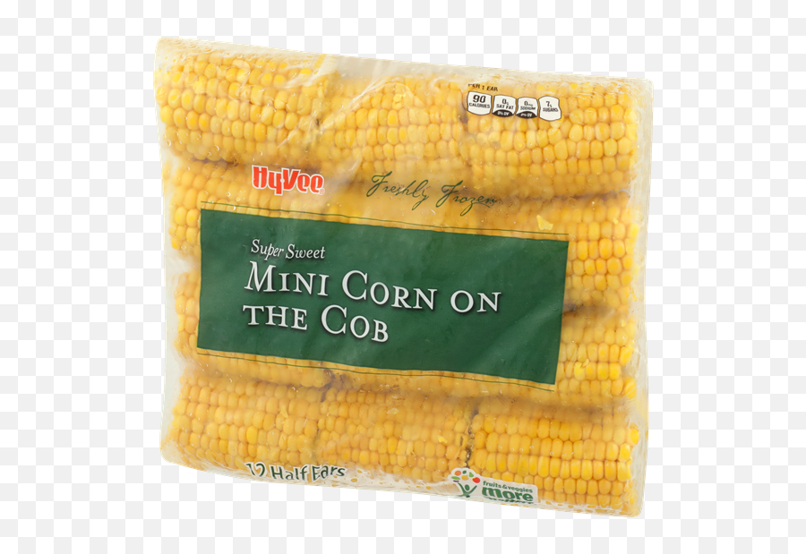 Hy - Vee Super Sweet Mini Corn On The Cob Hyvee Aisles Corn Kernels Png,Corn Cob Png