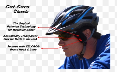 Cat - Ears Classic Cycling Wind Noise Reducer Pro png