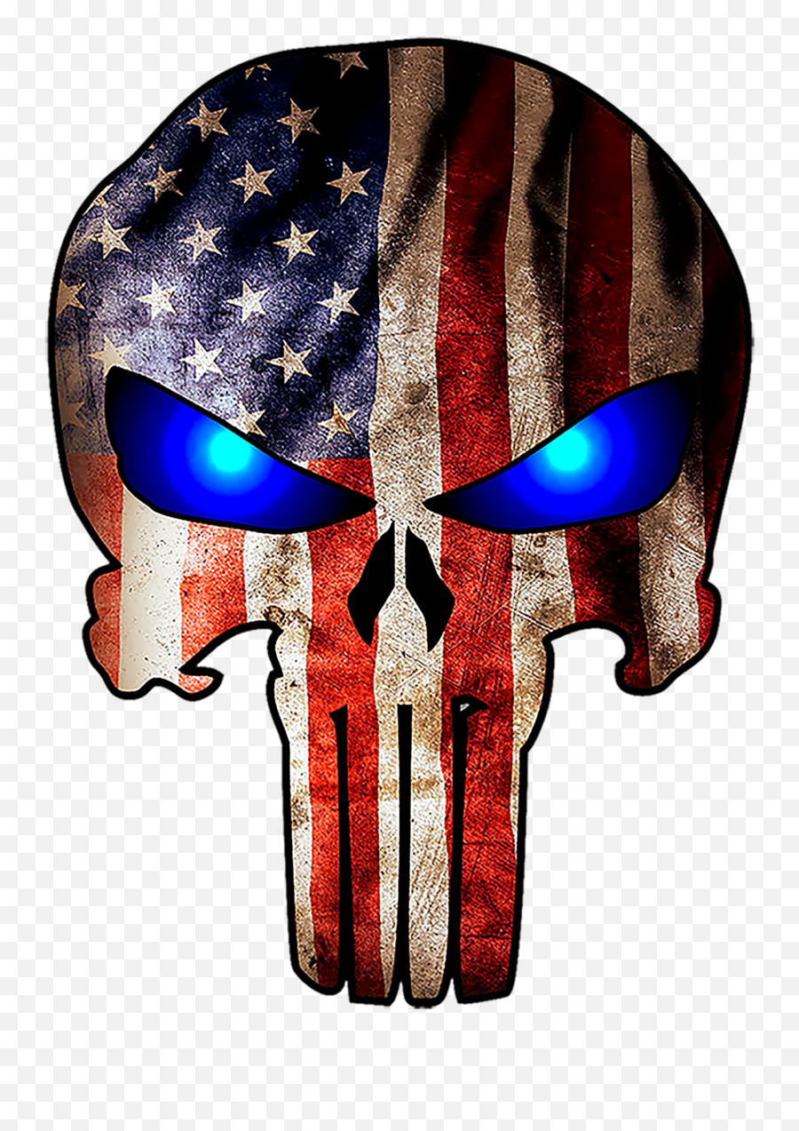 4 Pack - Punisher Skull Us Flag Clipart Full Size Clipart Punisher Skull American Flag Png,Punisher Png