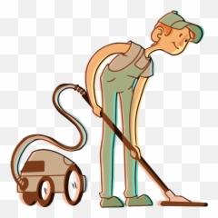 Vacuum Cleaner Hoover Worker Illustration - Transparent Png Aspirador De Po Desenho Png,Vacuum Png
