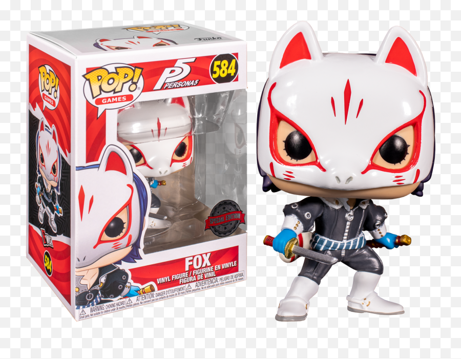 Funko Pop Persona 5 - Fox 584 Persona 5 Pop Vinyl Png,Persona 5 Png