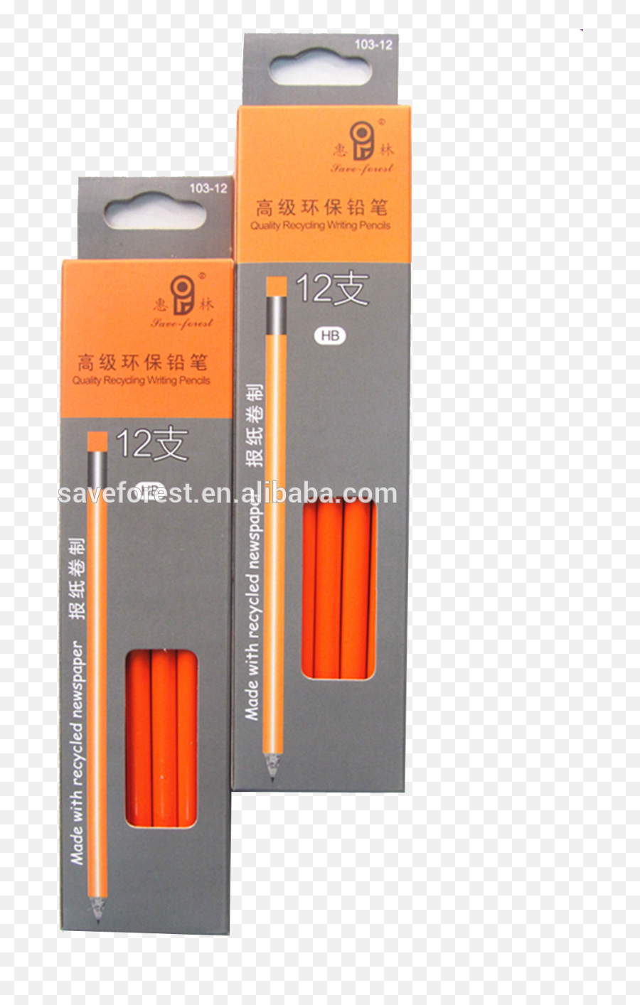 Download China Cheap Hb Non Wooden Pencil With Rubber Eraser - Label Png,Eraser Png