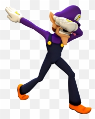 Supermariodab Hashtag - Waluigi Dabbing png