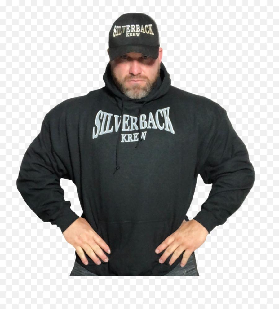 Pullover Hoodie Silverback Krew Png Black