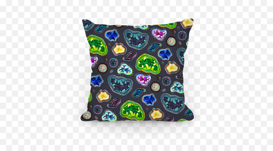 Geode Pattern Pillow Pillows Lookhuman - Decorative Png,Geode Png