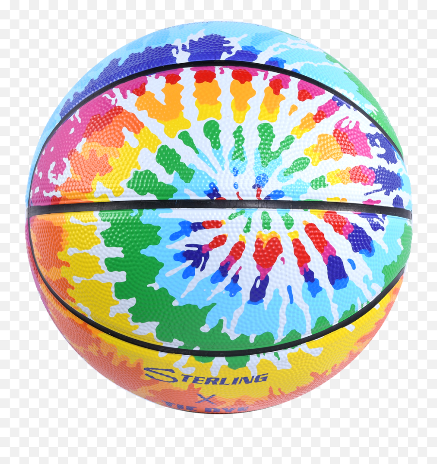 Sterling Tie Dye Superior Grip Indooroutdoor Basketball - Tie Dye Basketball Png,Tie Dye Png