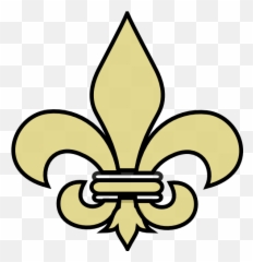 Louisiana Clipart Fleur Transparent Free - Vector Fleur De Lis Png,Fleur De Lis Png