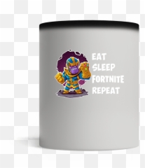 Thanos Eat Sleep Fortnite Repeat Shirt - Fictional Character png
