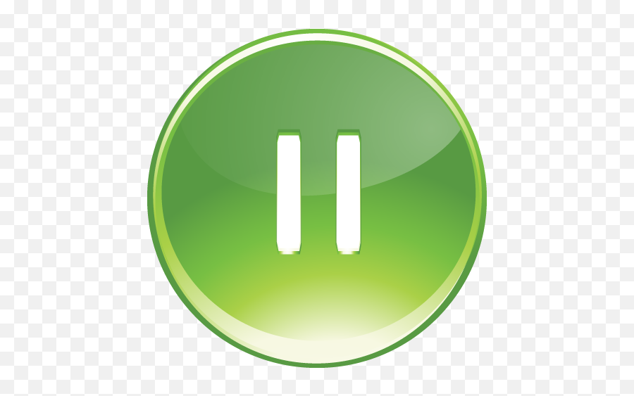 Pause Button Png Clipart - Pause Button Png Green,Pause Button Png