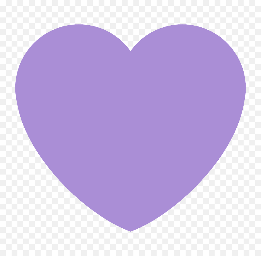 Purple Heart Emoji For Facebook Email U0026 Sms Id 11077 - Purple Hearts Clipart Png,Heart Emojis Transparent