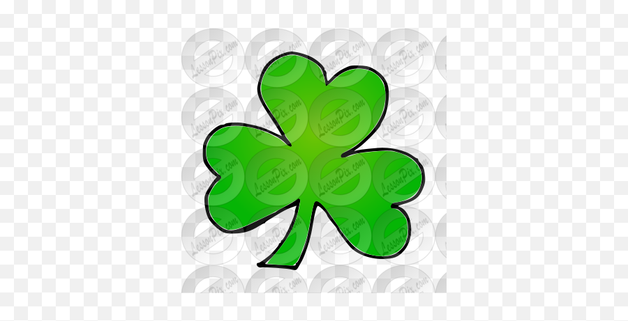 Shamrock Picture For Classroom Therapy Use - Great Shamrock Png,Shamrock Clipart Png