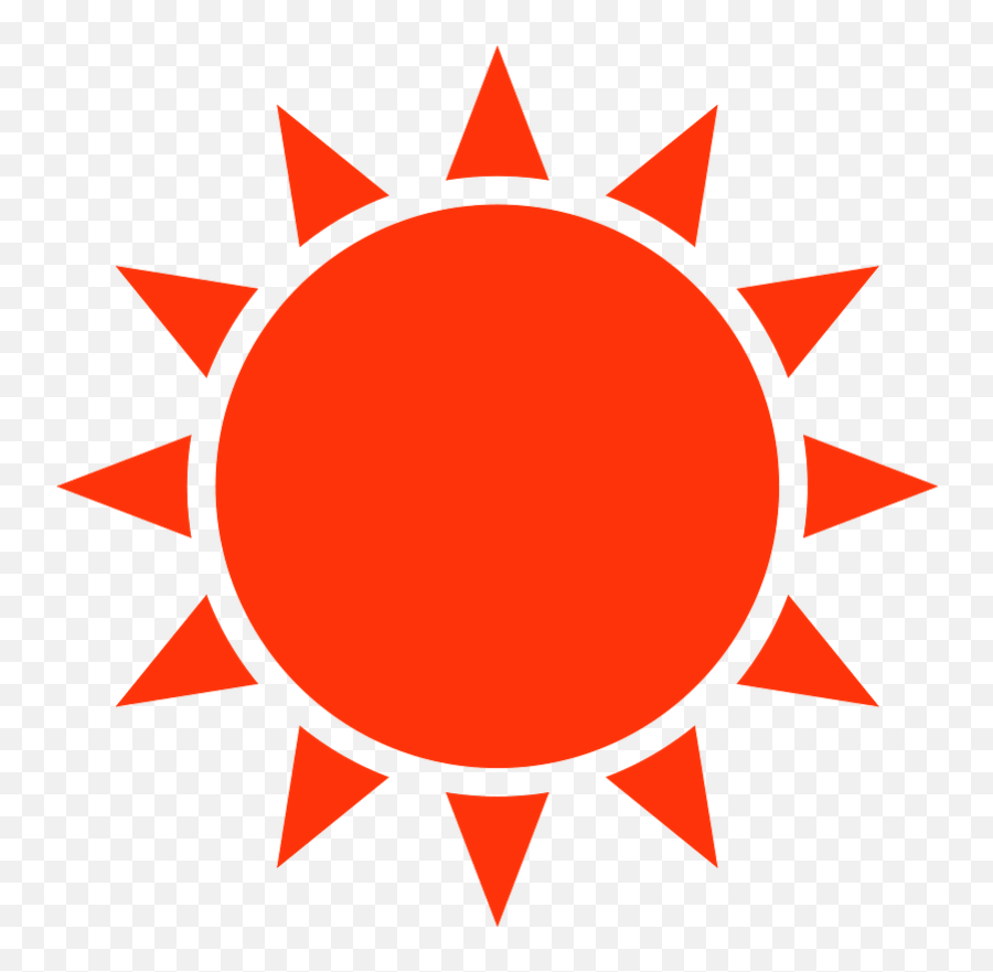 Sun Clipart Free Download Transparent Png Creazilla - Sun Weather Forecast Symbols,Sun Rays Transparent