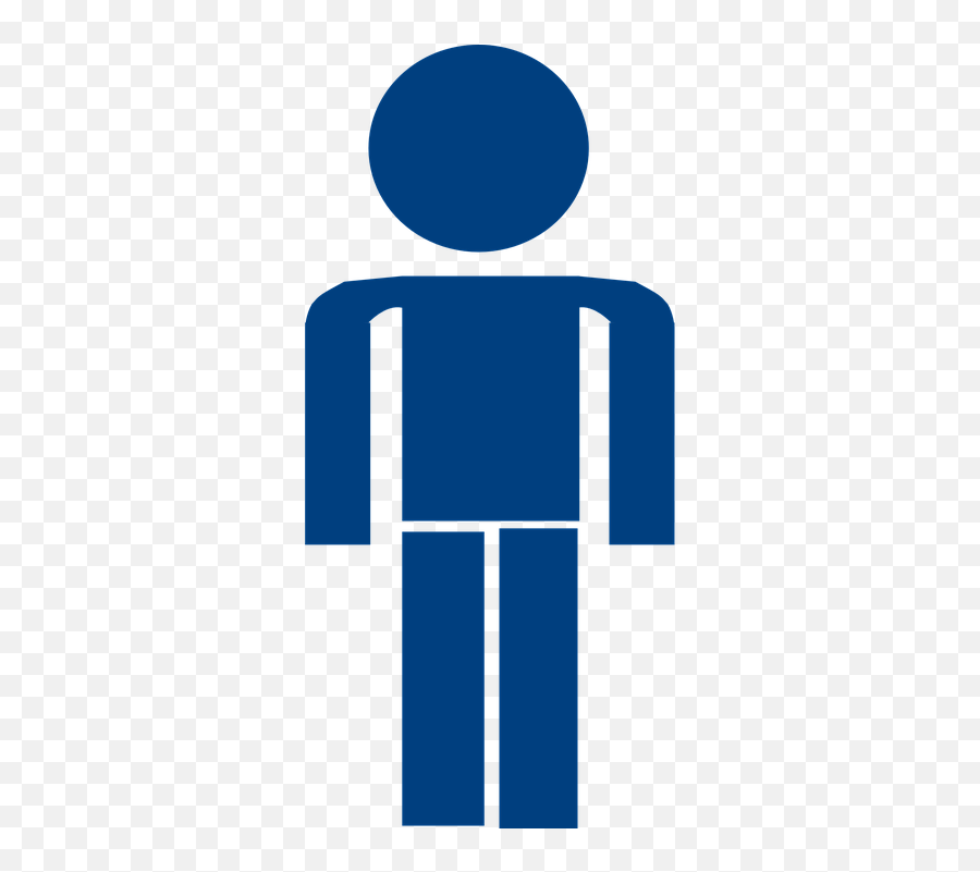 Blue Man - Free Vector Graphic On Pixabay Men Blue Symbol Png,Hombre Png