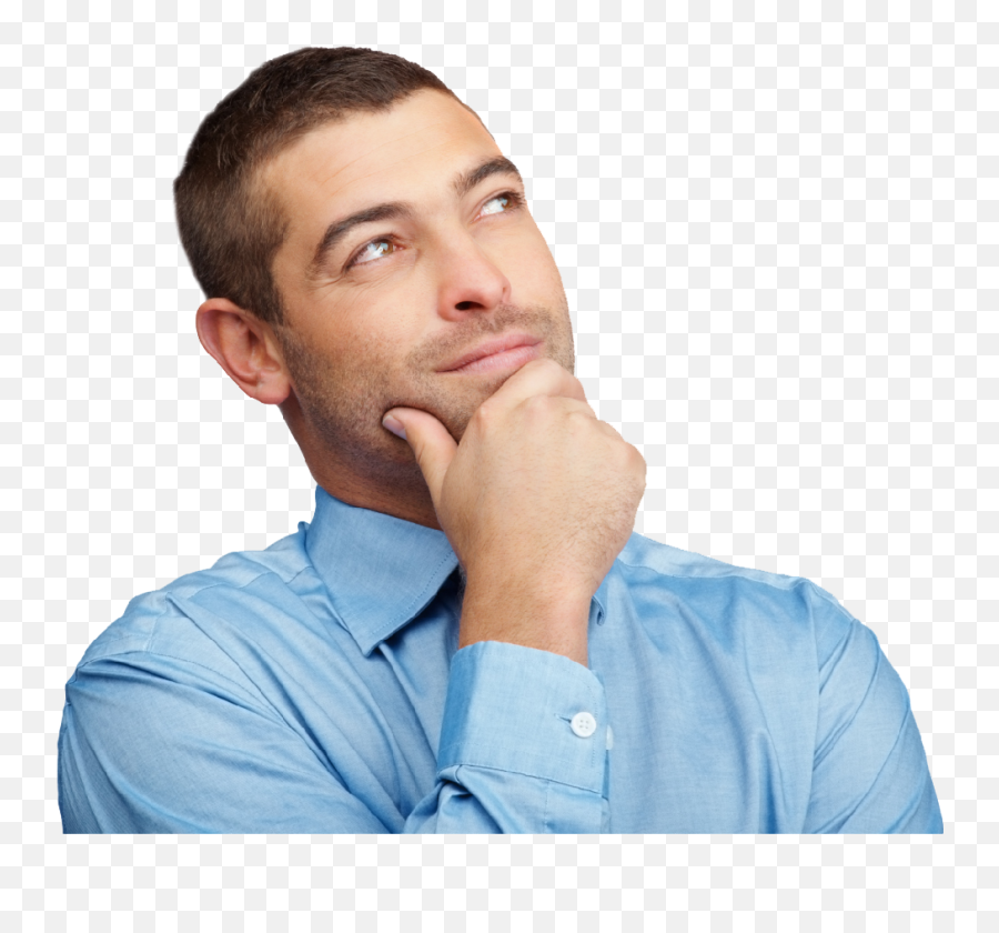 Thinking Person Hd - Guy Thinking About Something Png,Person Png