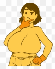10642291 - u003e Thinking Face Emoji Woman Full Size PNG Girl
