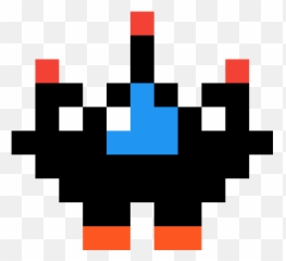 Pixilart - galaga ship by Anonymous Sablier Informatique png