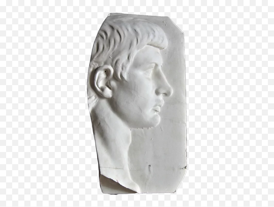 Profile Face Of A Roman Nobleman - Alabaster Png,Roman Bust Png