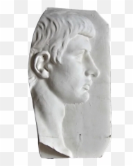 Profile Face Of A Roman Nobleman - Alabaster Png,Roman Bust Png