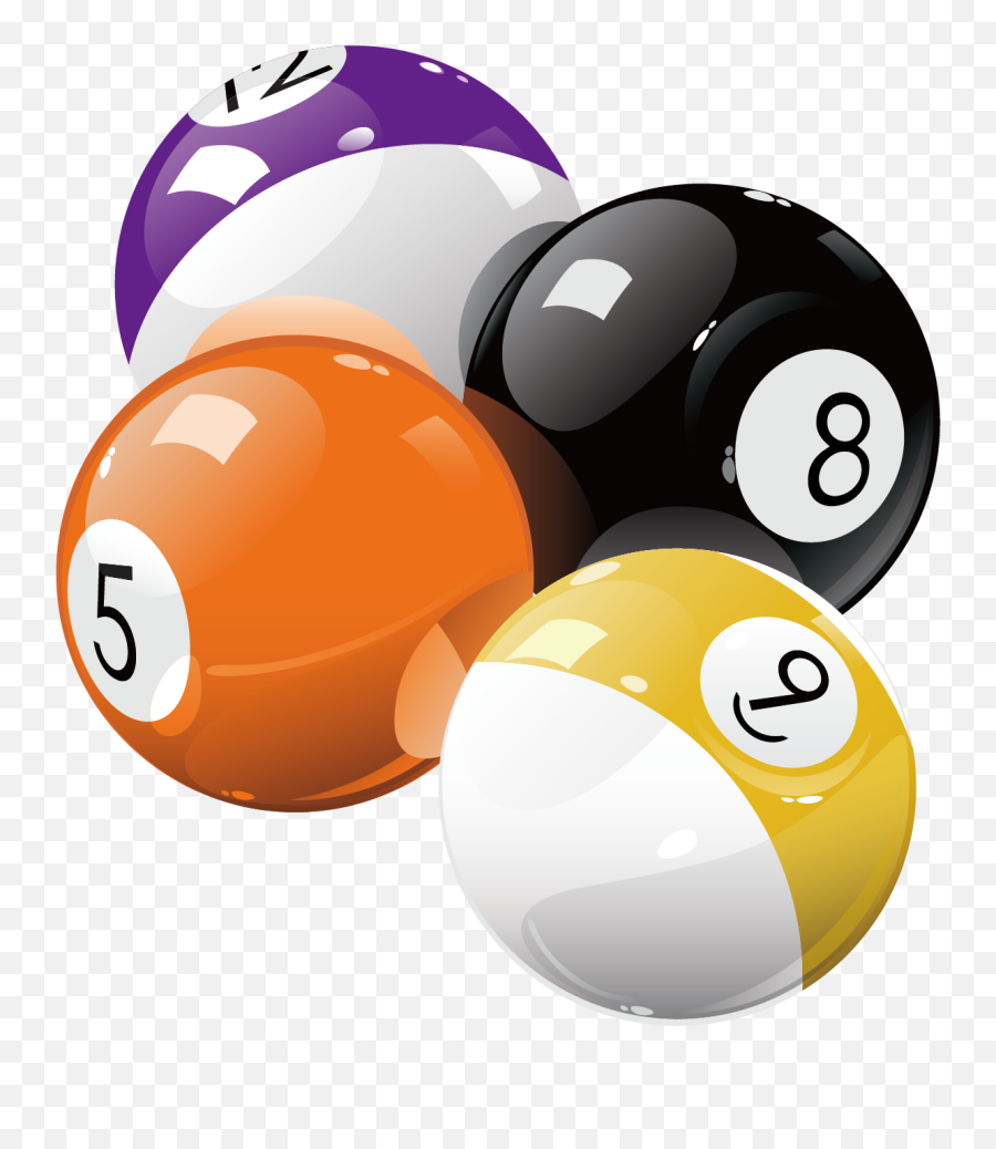 Billiard Balls Png Transparent Images - Billiard Balls Vector Png,Pool Ball Png