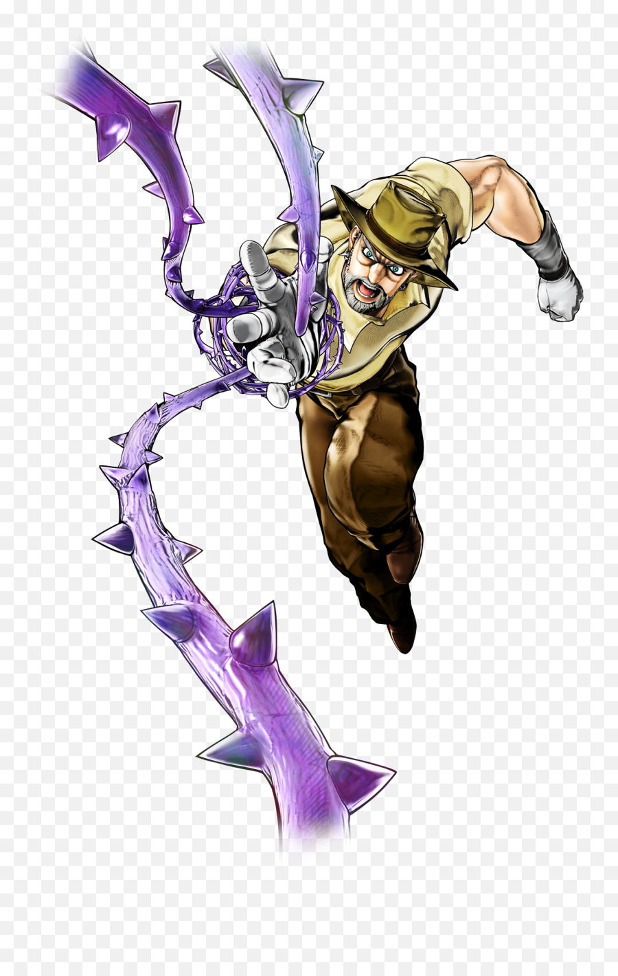 Hermit Purple - Old Joseph Eyes Of Heaven Png,Joseph Joestar Transparent