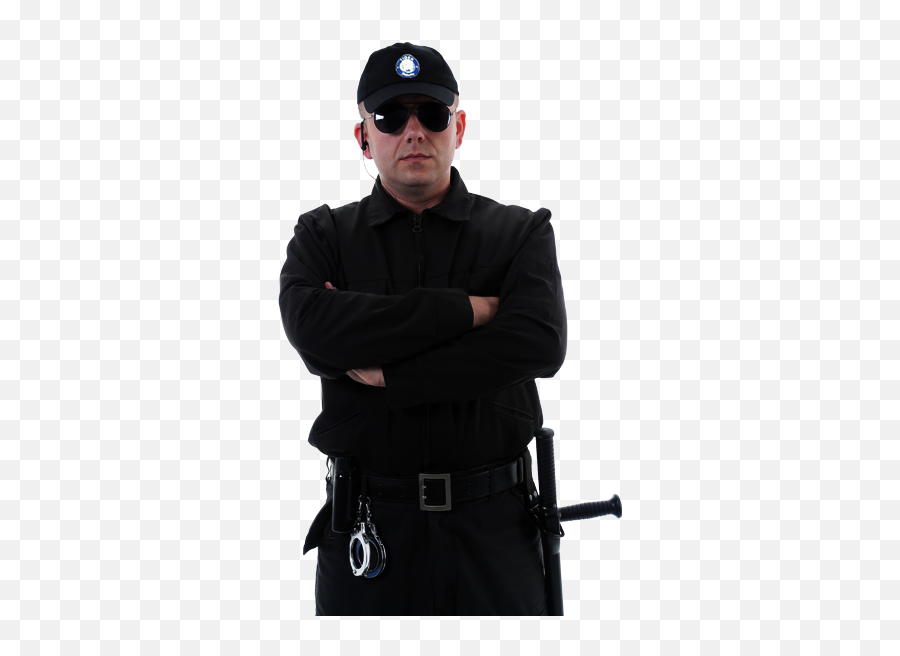 Uniforme De Seguridad Negro - Security Guard Body Png,Security Guard Png